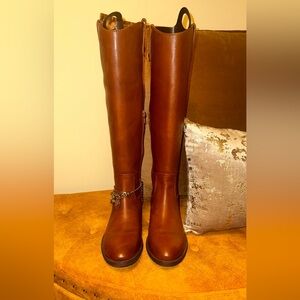 INC Riding boots cognac colored
